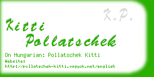 kitti pollatschek business card